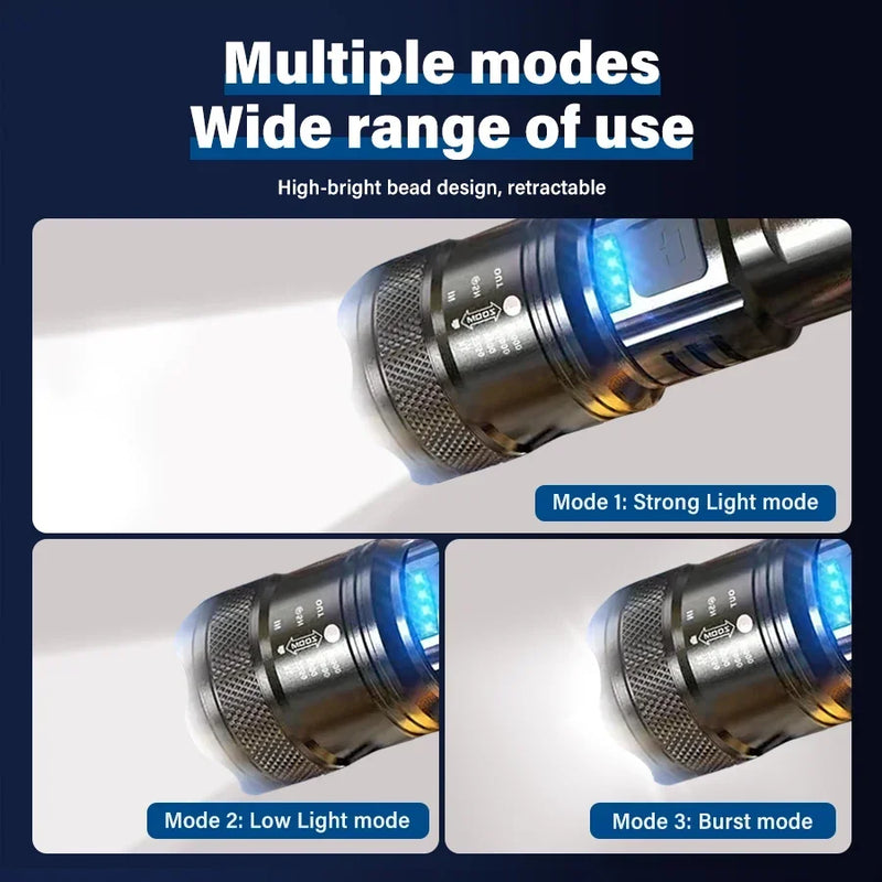 High Strong Power Led Flashlights 2000LM Tactical T