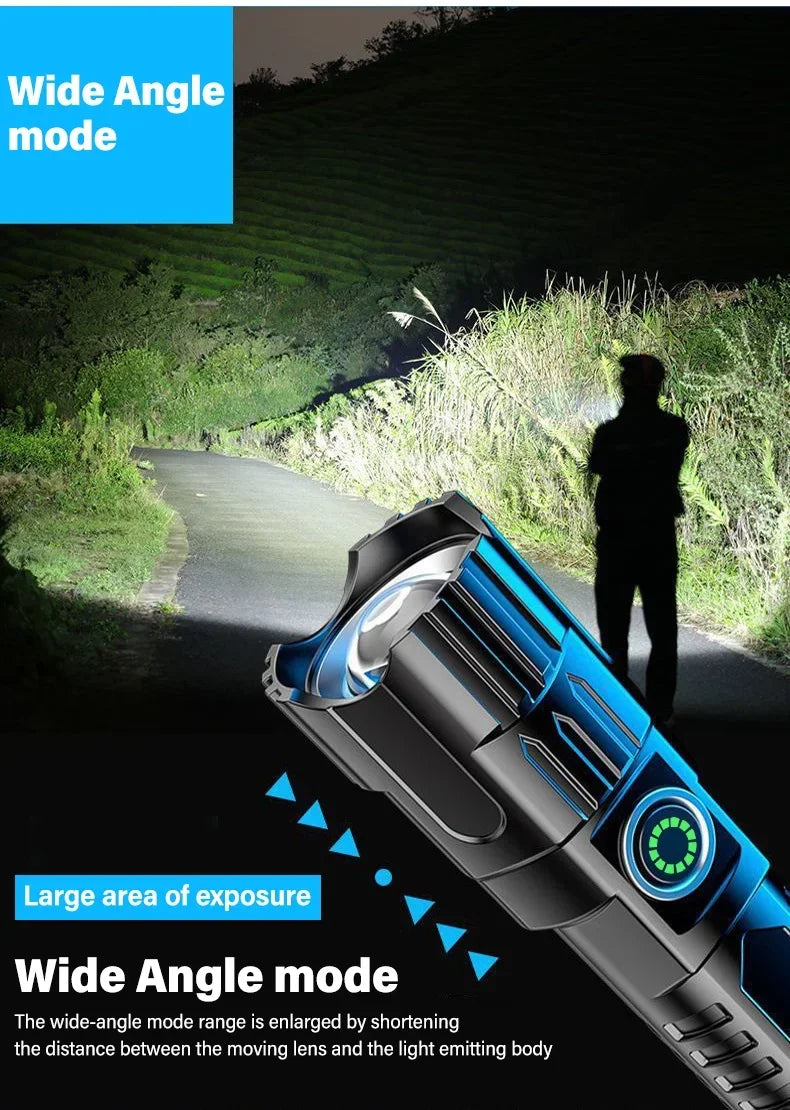 High Strong Power Led Flashlights 2000LM Tactical T
