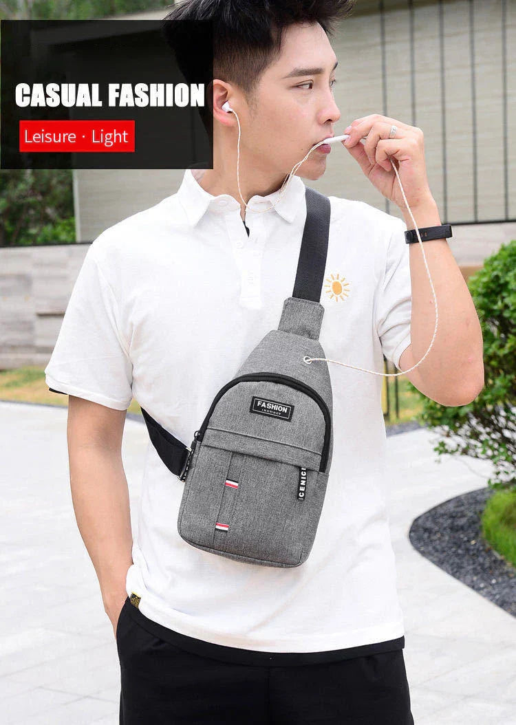 Men's Waterproof Large Bag Pack, Adjustable Strap For Outdoor Activities,