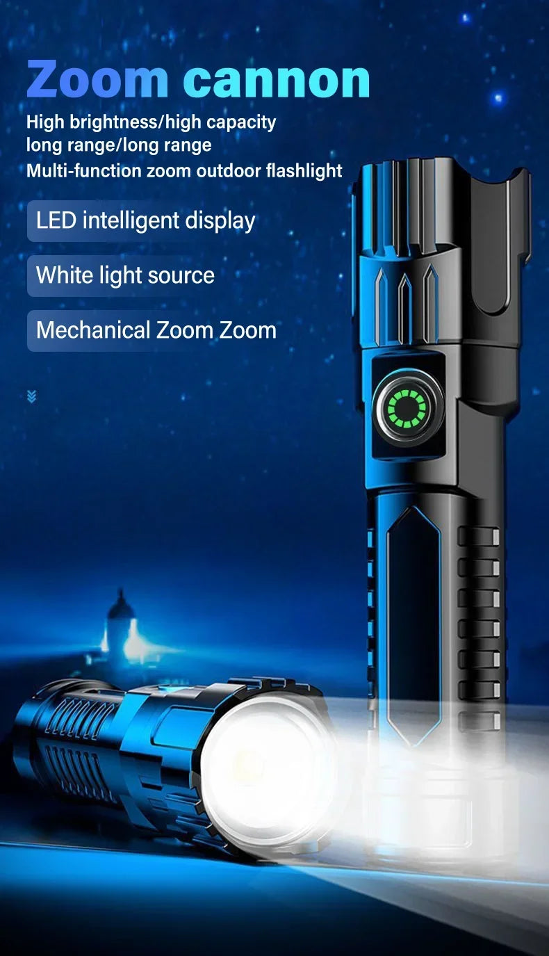 High Strong Power Led Flashlights 2000LM Tactical T